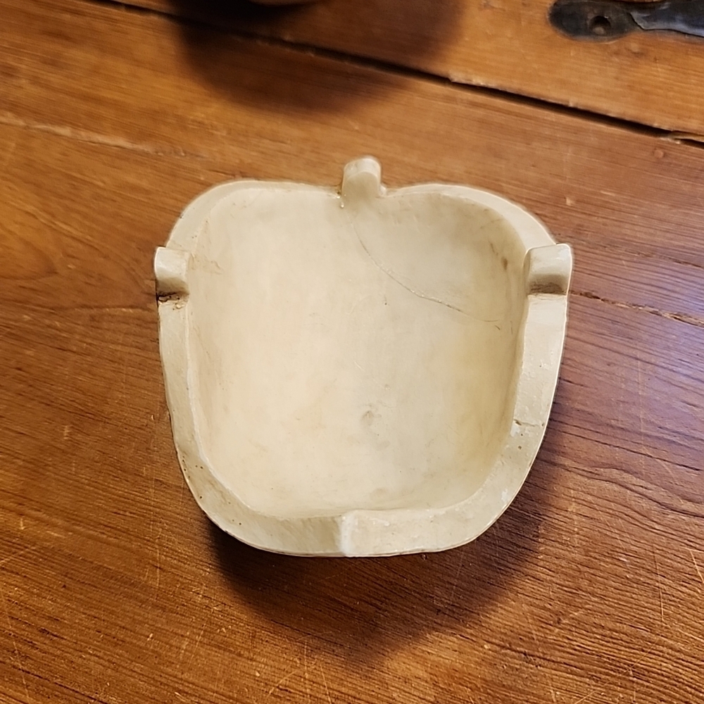 Vintage Skull Ashtray Trinket Removeable Cranium Figural Hidden Secret Sneaky - Picture 6 of 9